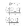 KANLUX GLASI LED 3W P 3000К W