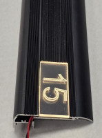 Номер ступени с подсветкой в профиле для кинотеатра, театра, стадиона IT-ledstep-number