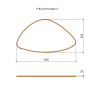 Cветодиодная большая люстра Integrator Set of Round Triangles