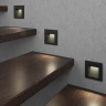 Чёрный квадратный светильник для лестницы Integrator Stairs Light IT-760-Black