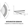 Прямоугольный светильник с датчиком Integrator IT-771-Sensor