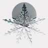 Люстра большая подвесная Lena Smith "Snow flake 100-1000"