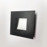 Квадратный чёрный светильник на лестницу Integrator IT-763-Black