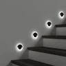 Чёрный встраиваемый светильник для лестницы Integrator Stairs Light IT-739-WW-Black