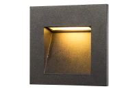 Чёрный квадратный светильник для лестницы Integrator Stairs Light IT-760-Black