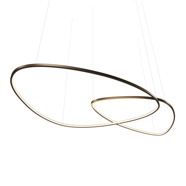 Cветодиодная большая люстра Integrator IT-Round-Triangles-M