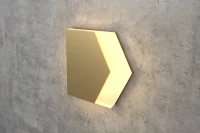Золотой светильник для лестницы Integrator IT-781-Gold Right
